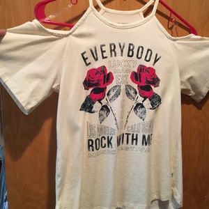 Stitch fix Lucky brand cold shoulder EUC. SZ M